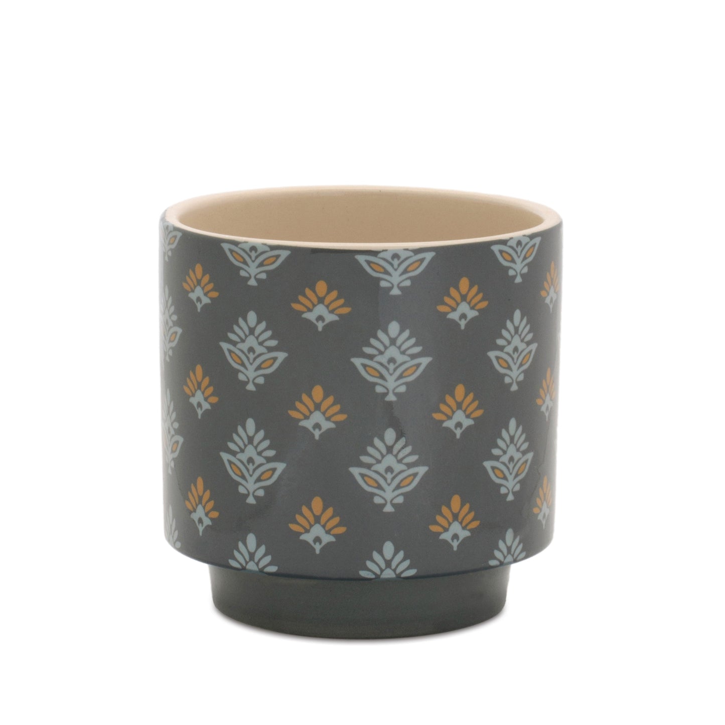 Mini Floral Pattern Planter (Set of 2) alternate view 4