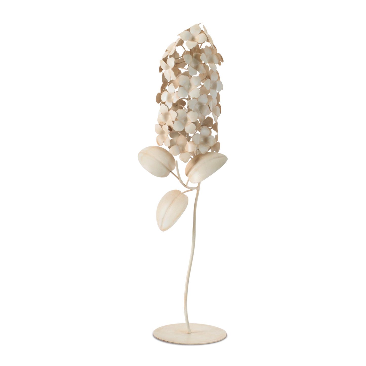 Metal Cone Hydrangea Floral Décor 20"H