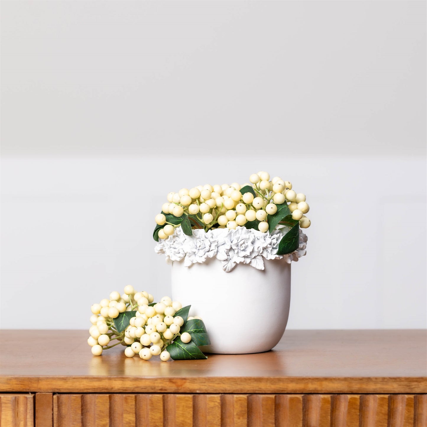 Decorative Floral Sculpted Container alternate view 2