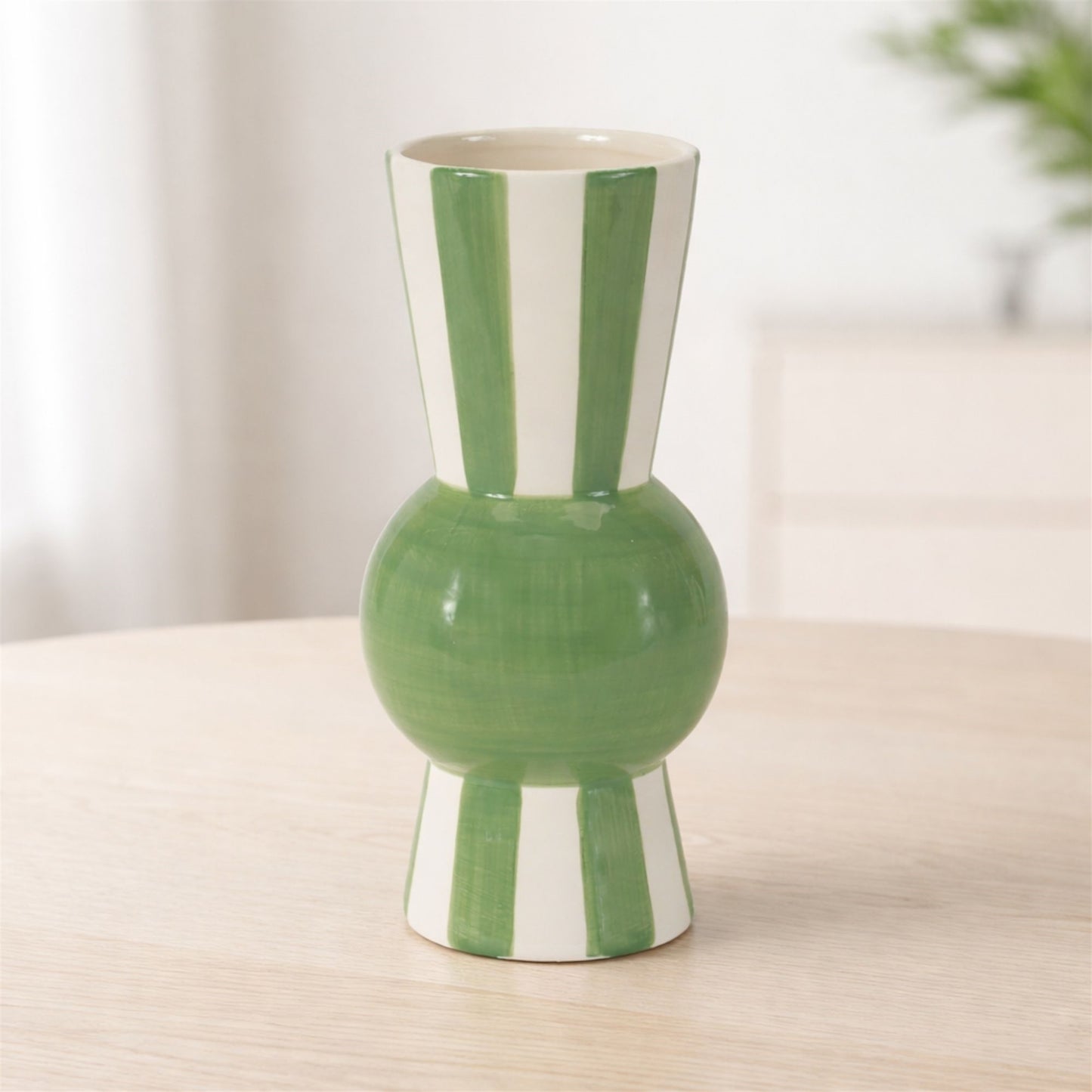 Striped Accent Tapered Vase 8"H alternate view 3