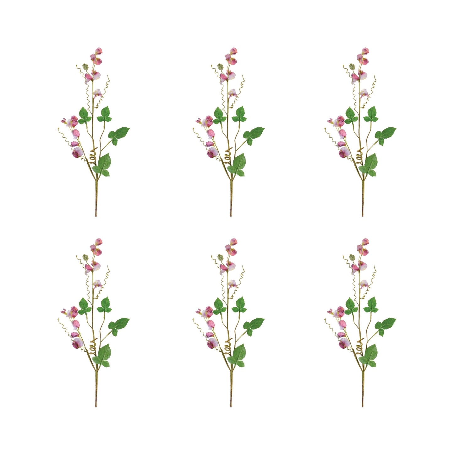 Sweet Pea Floral Spray (Set of 6) alternate view 4