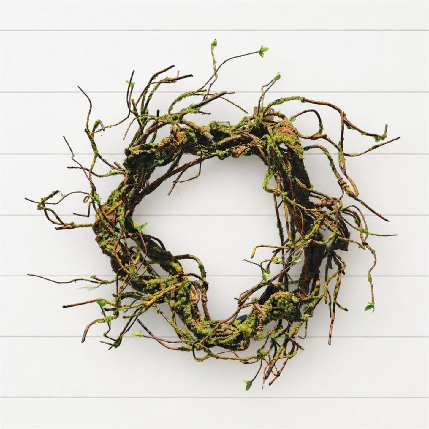 Mossy Twig Wreath 24"D alternate view 3