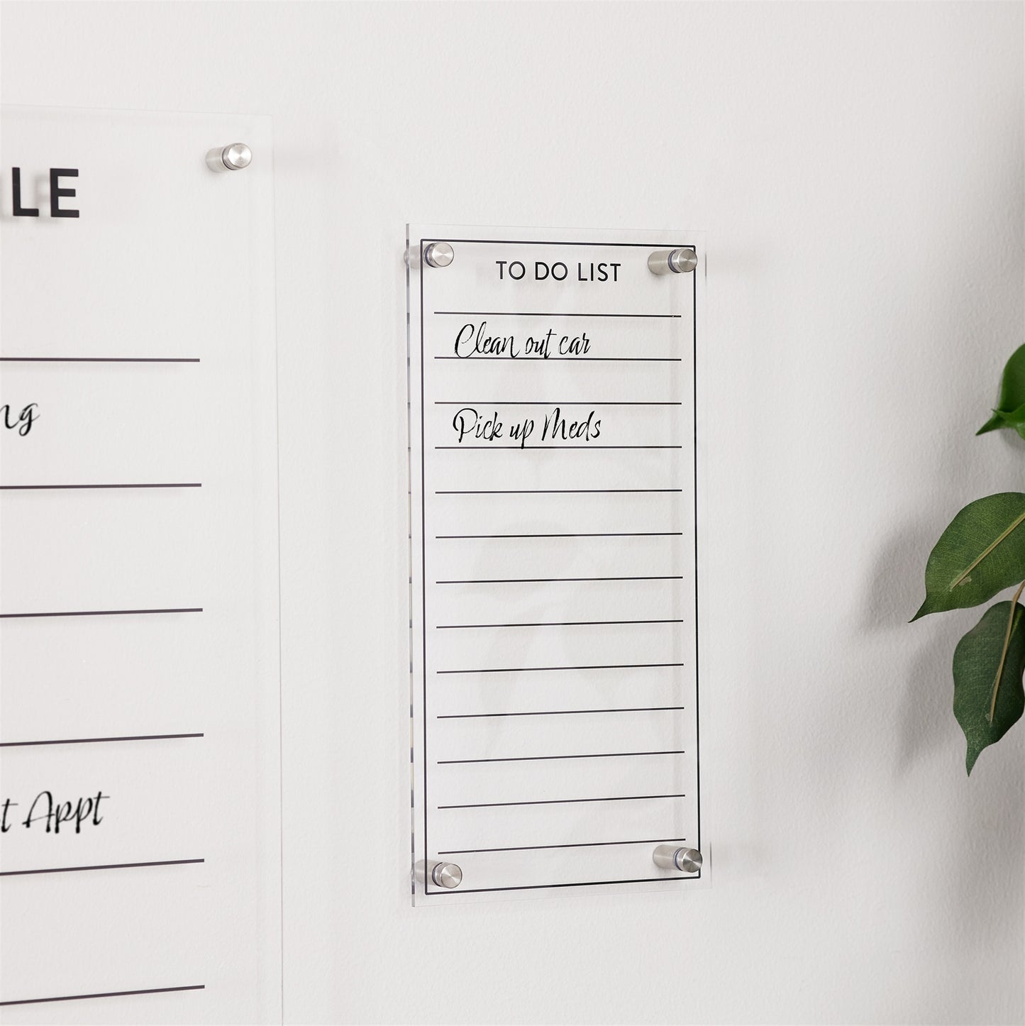 Acrylic Dry Erase To-Do List 13"H alternate view 2
