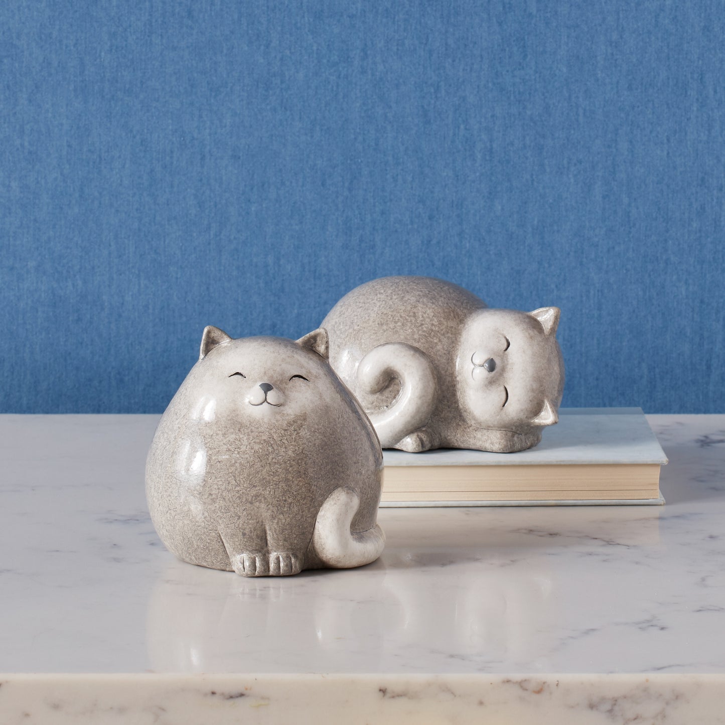 Happy Terra Cotta Cat Shelf Sitter (Set of 4) alternate view 4