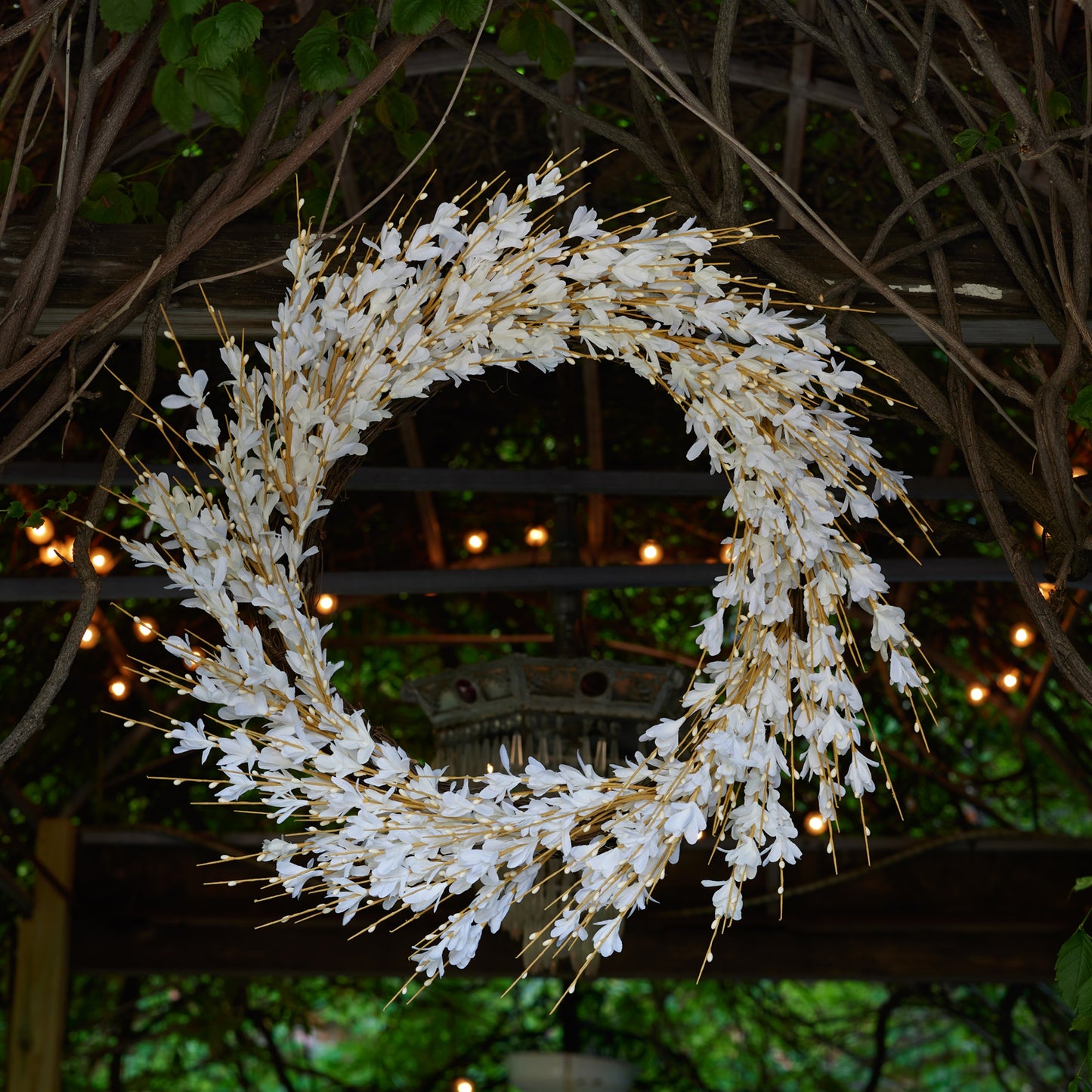 Blossom Floral Wreath 25"D alternate view 3