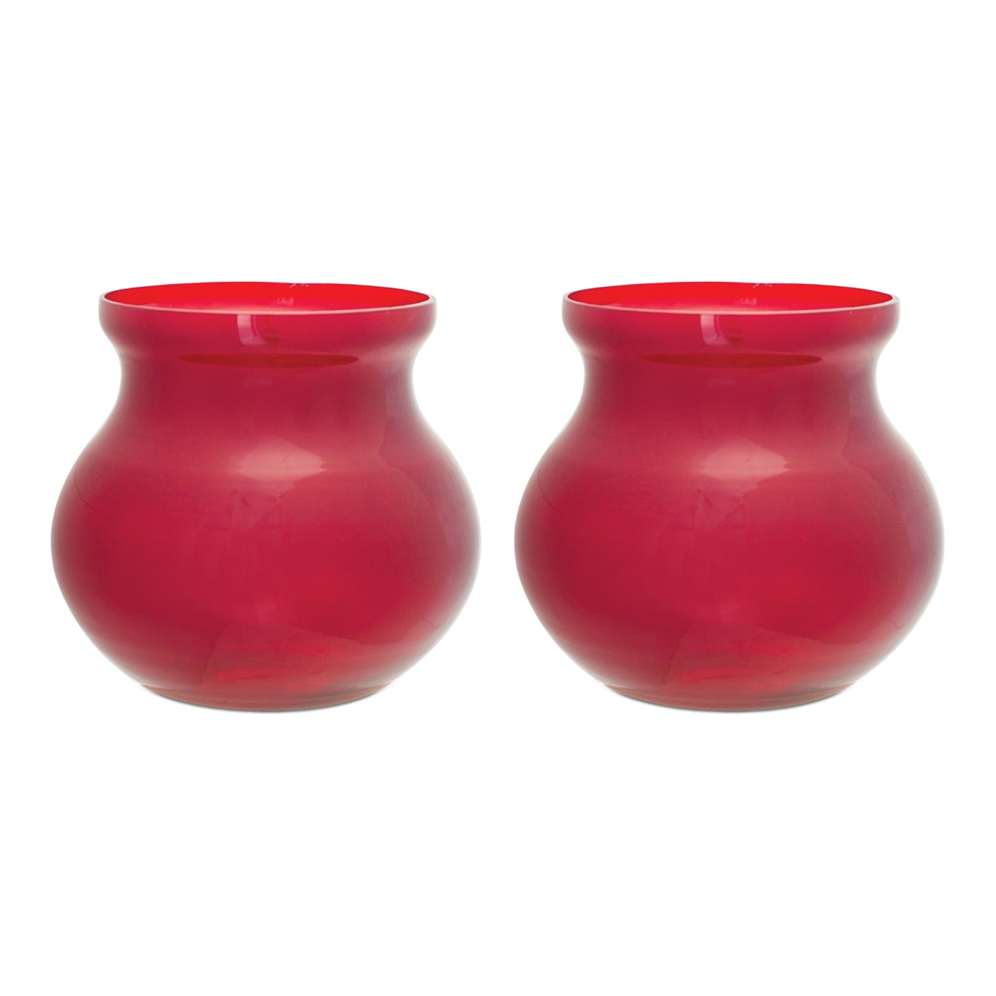 Red Glass Vase (Set of 2) alternate view 3