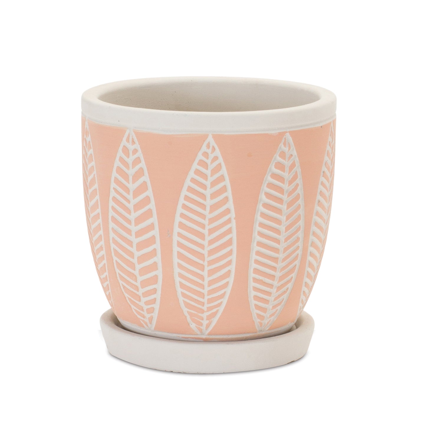 Stone Planter with Plate (Set of 2) alternate view 3