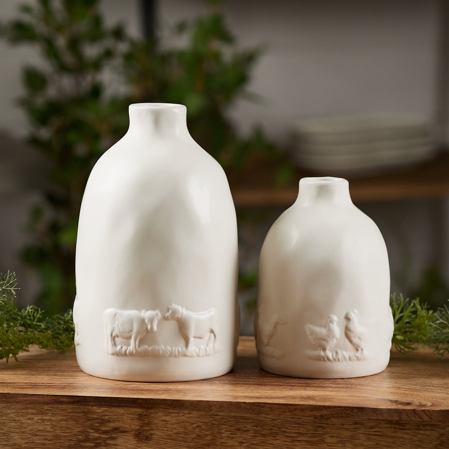 Ceramic Farm Animal Vase (Set of 2) alternate view 2
