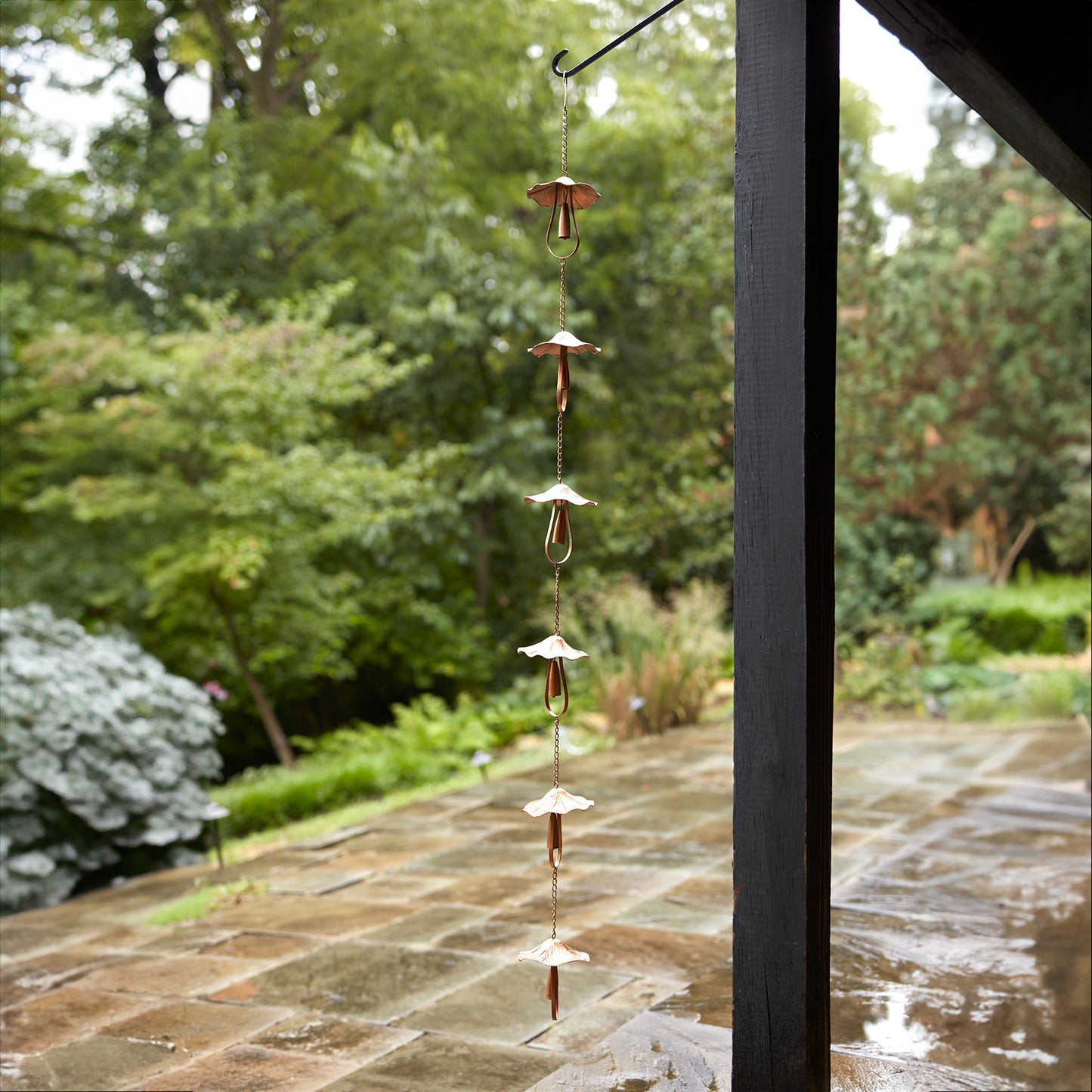 Mushroom Rain Chain 62"L alternate view 3