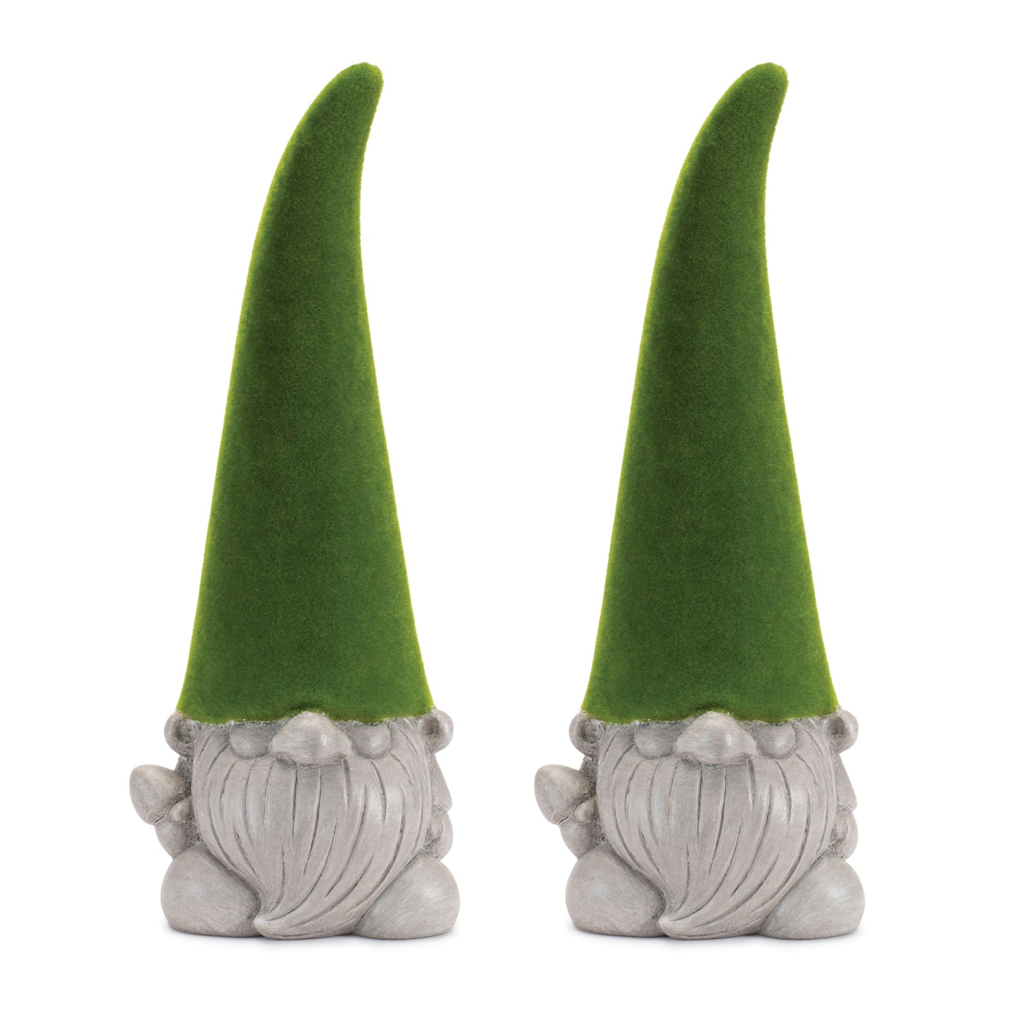 Mossy Terra Cotta Gnome Statue (Set of 2) alternate view 3