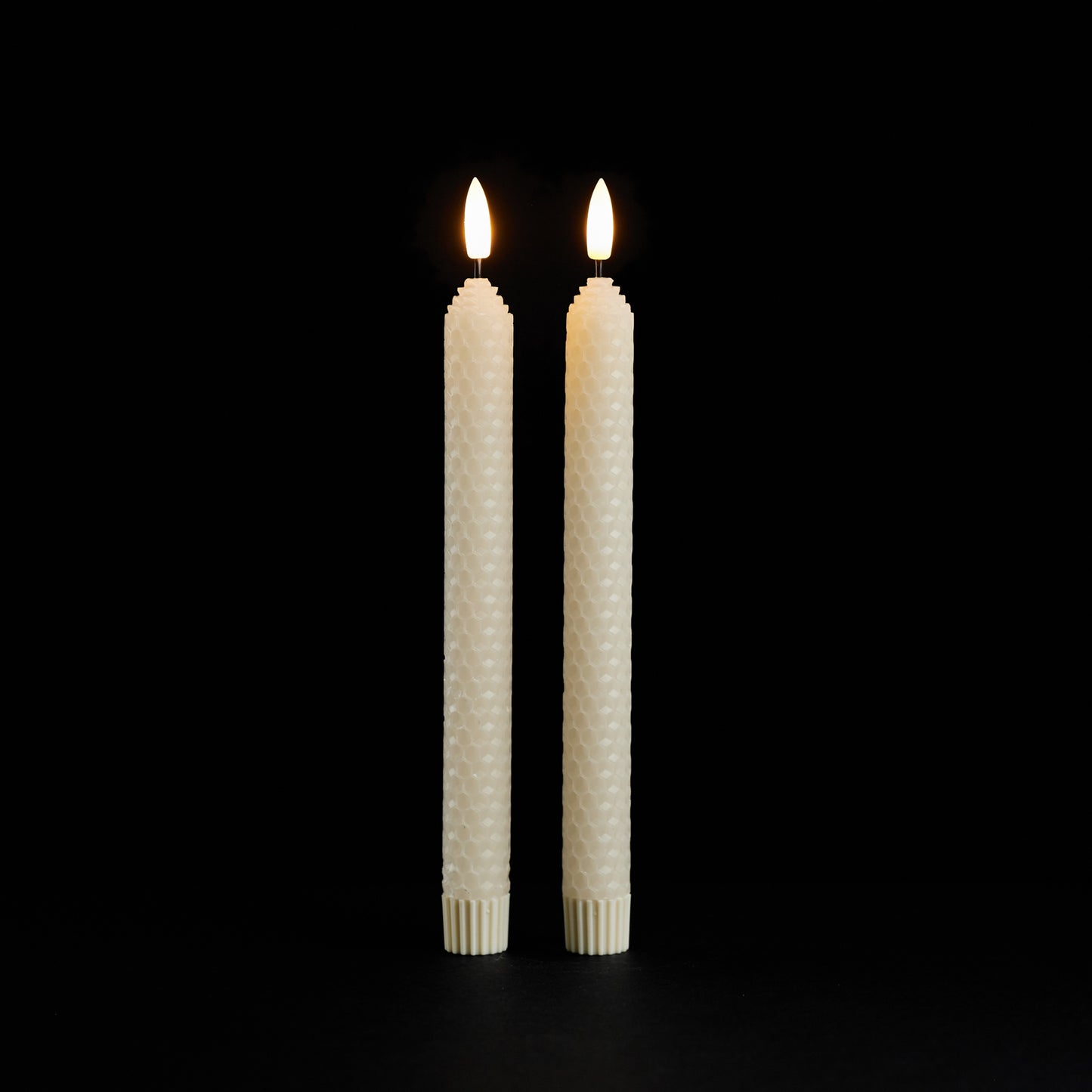 FIA Wick Beige Textured Taper Candle (Set of 2) alternate view 3