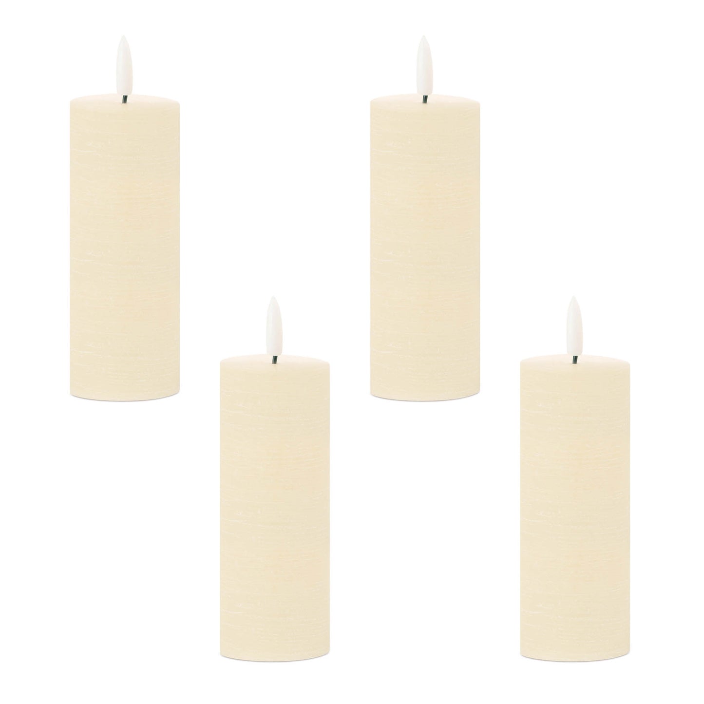 FIA Wick Ivory Pillar Candle (Set of 4) alternate view 4