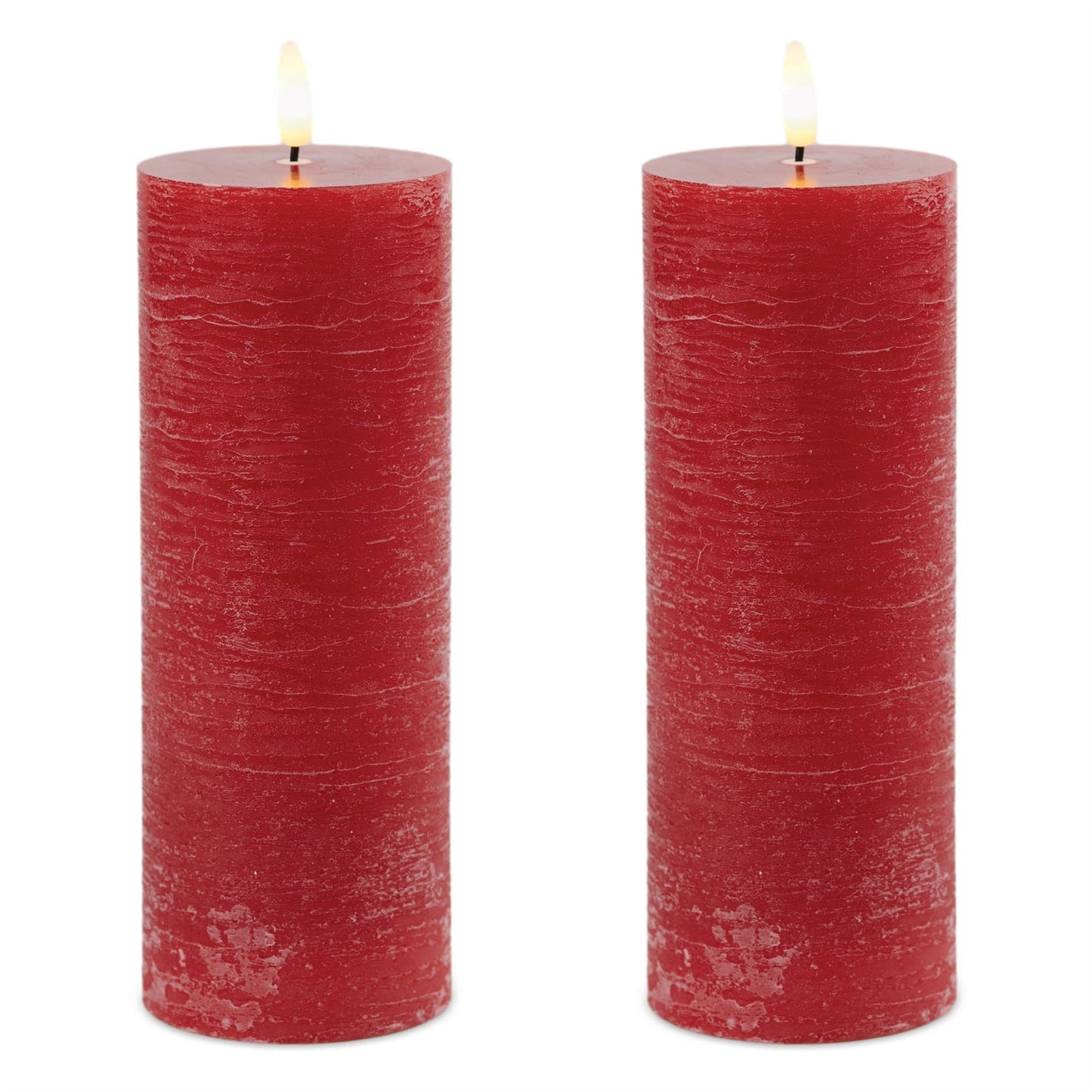 FIA Wick Red Pillar Candle (Set of 2) alternate view 4