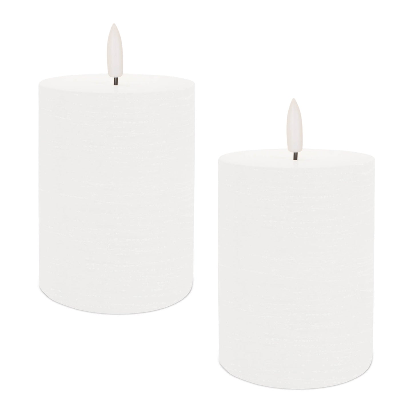 FIA Wick White Pillar Candle (Set of 2) alternate view 4