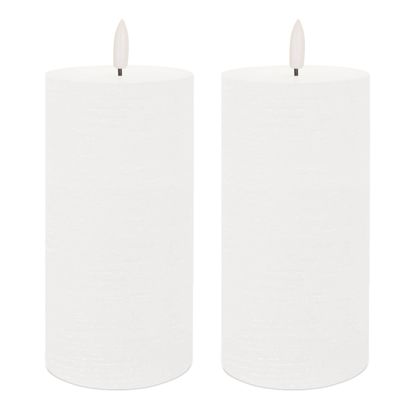 FIA Wick White Pillar Candle (Set of 2) alternate view 4
