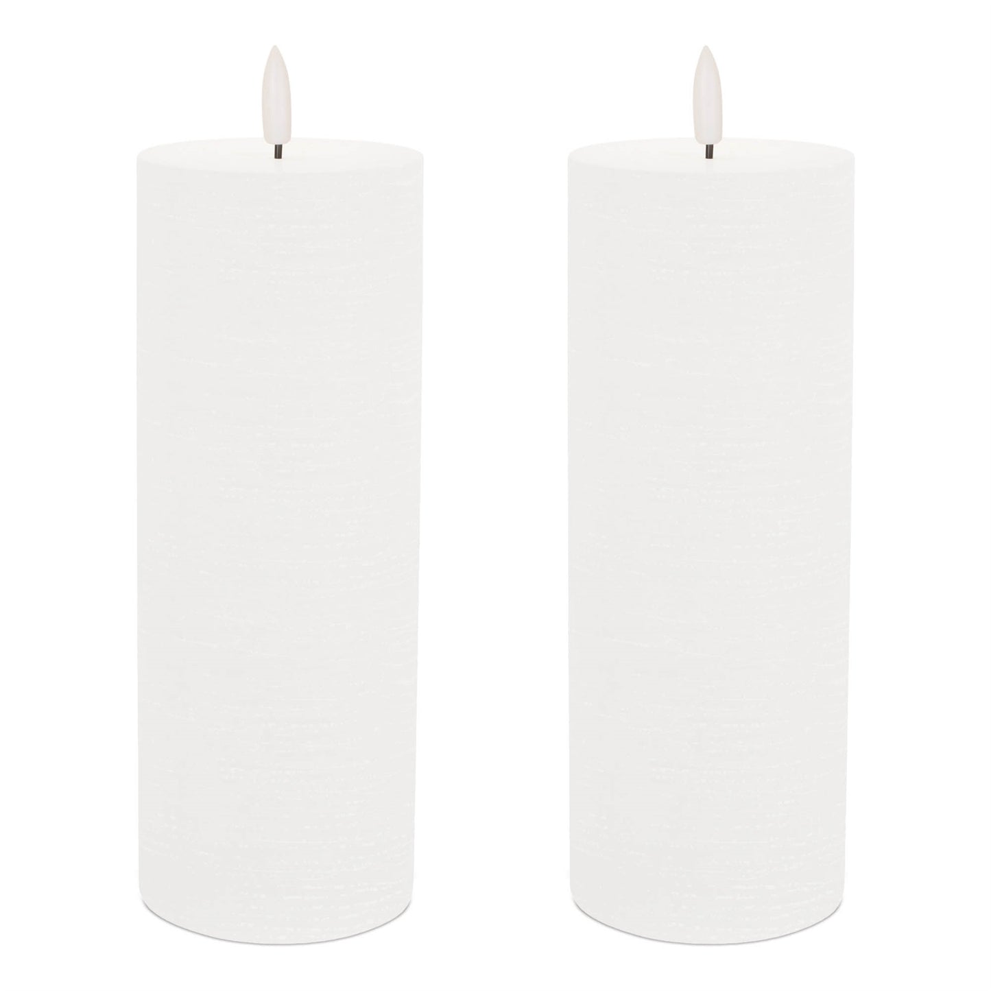 FIA Wick White Pillar Candle (Set of 2) alternate view 4