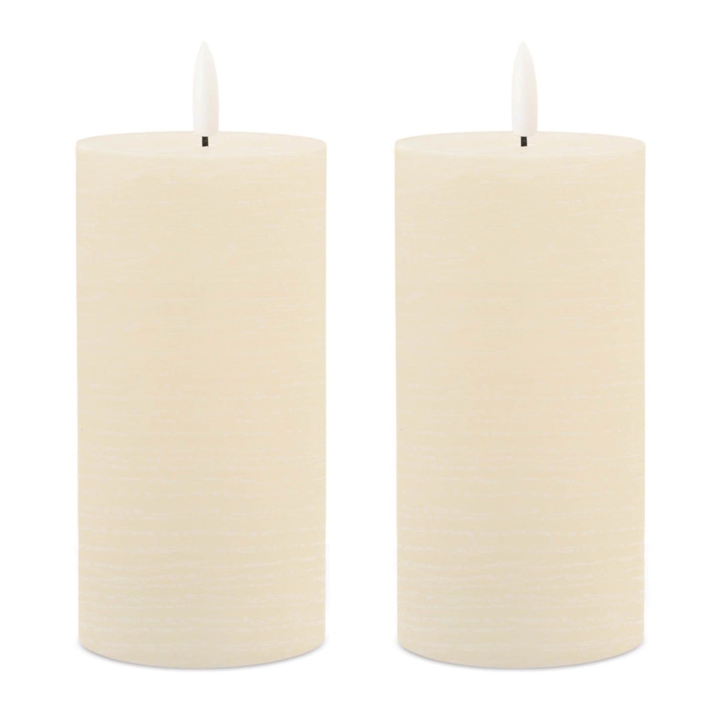 FIA Wick Ivory Pillar Candle (Set of 2) alternate view 4