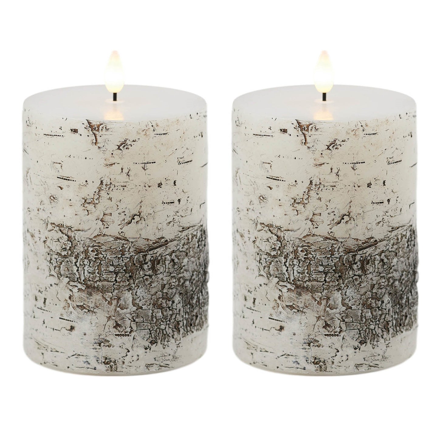 FIA Wick Birch Design Pillar Candle (Set of 2) alternate view 4