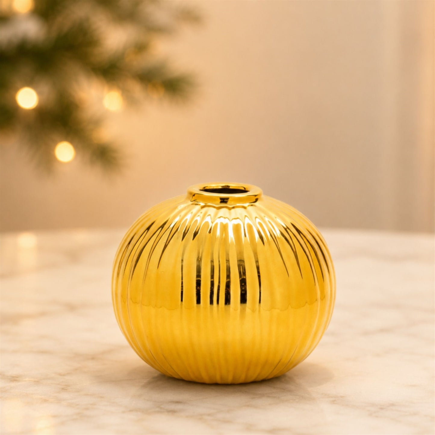 Decorative Gold Vase alternate view 3
