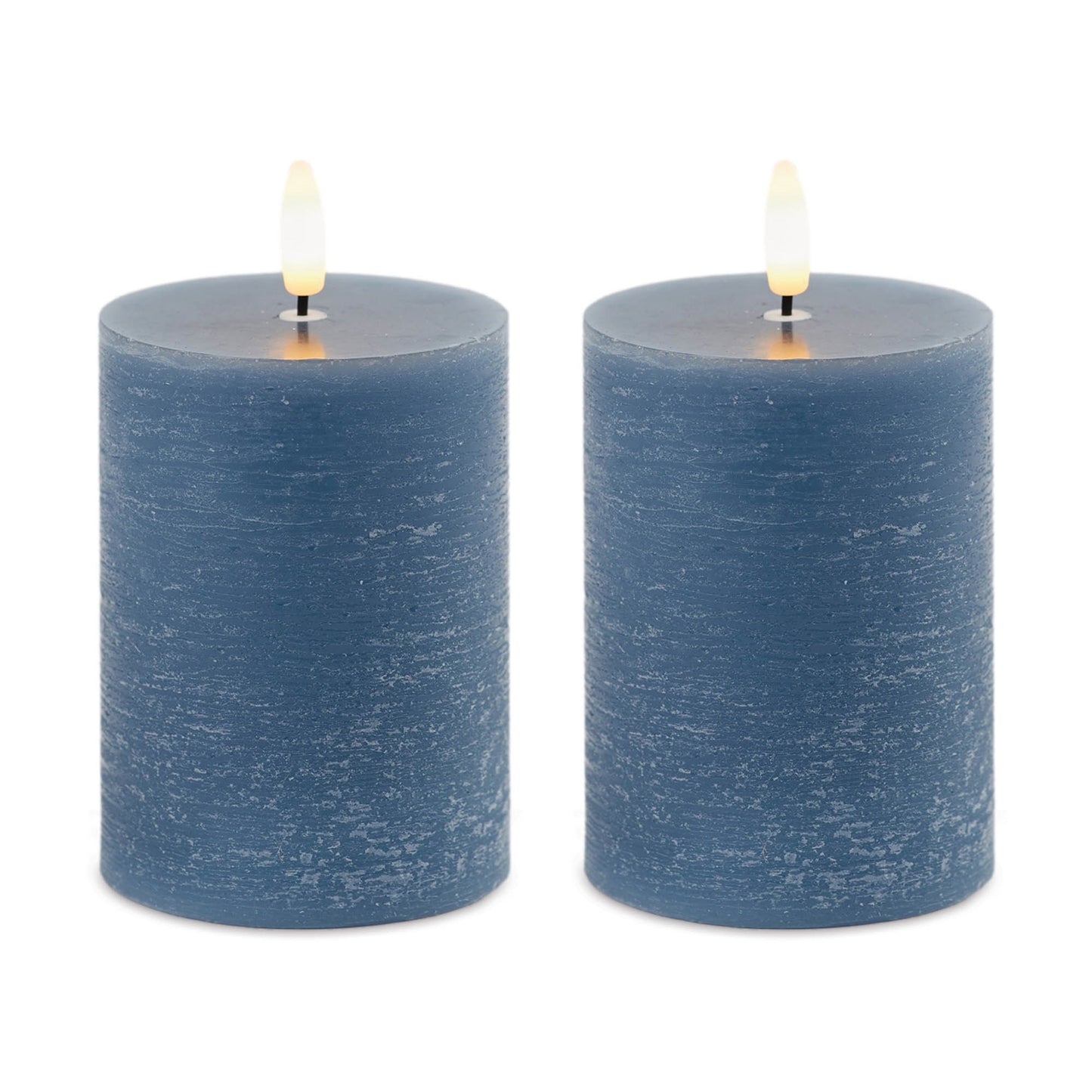 FIA Wick Blue Pillar Candle (Set of 2) alternate view 3