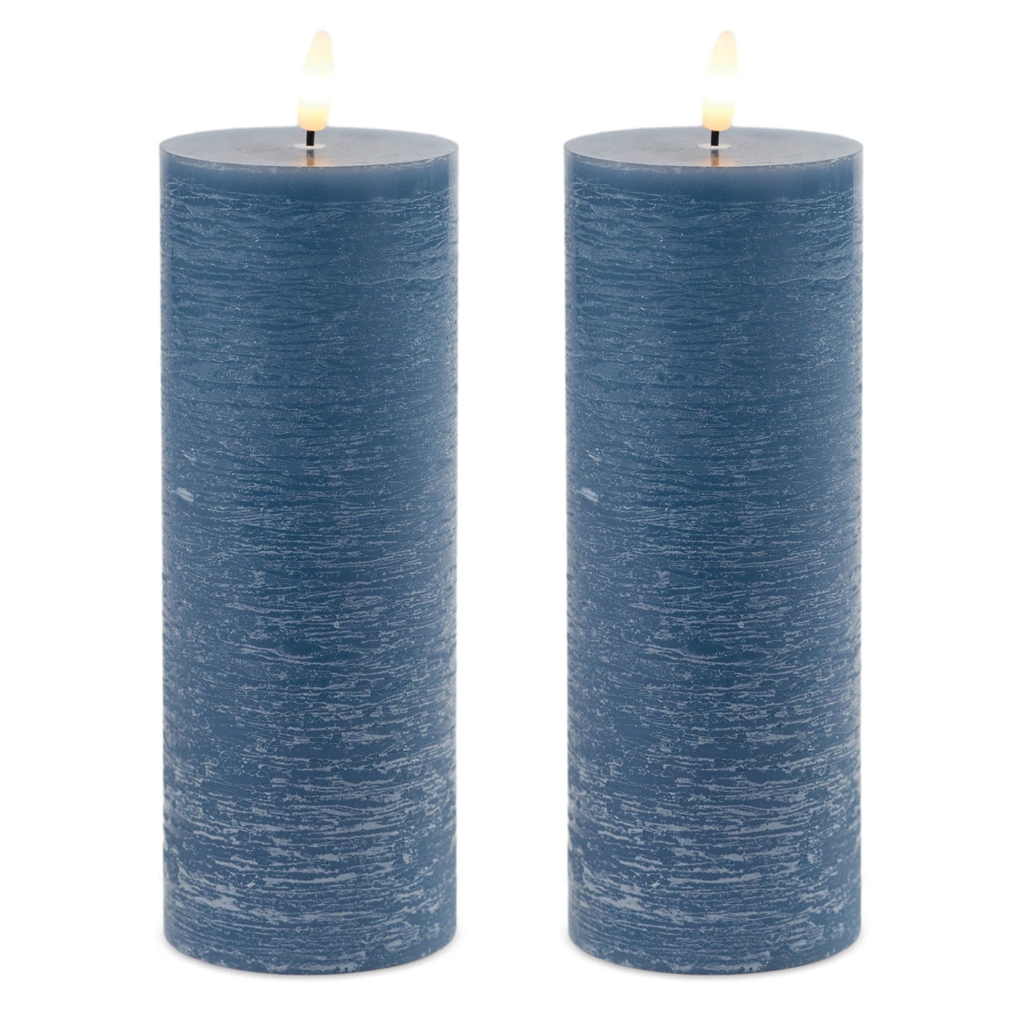 FIA Wick Blue Pillar Candle (Set of 2) alternate view 3