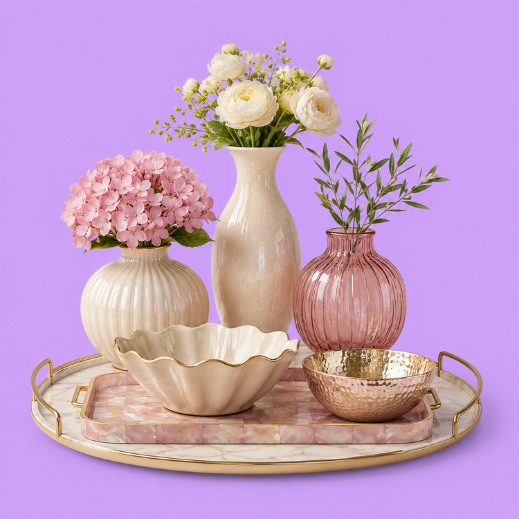 Decorative Bowls, Vases and Trays