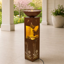 Floral and Butterfly Illuminated Fountain 36"H alternate view 2