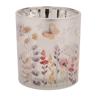 Frosted Wildflower Print Votive Holder (Set of 3) alternate view 5