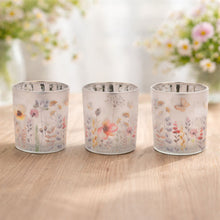 Frosted Wildflower Print Votive Holder (Set of 3) alternate view 2