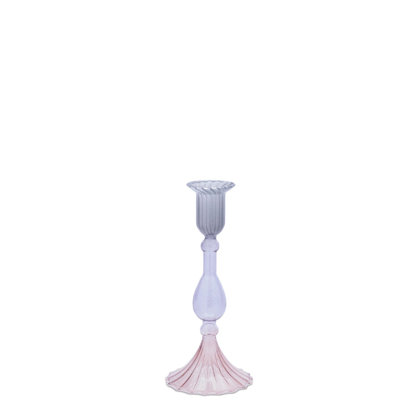 Multicolored Glass Taper Candle Holder (Set of 3) alternate view 5