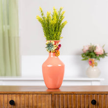 Floral Embossed Metal Vase12.25"H alternate view 2