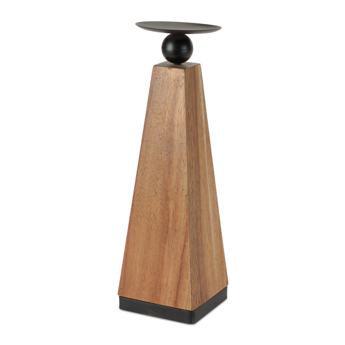 Tapered Wood Candle Holder (Set of 2) alternate view 3