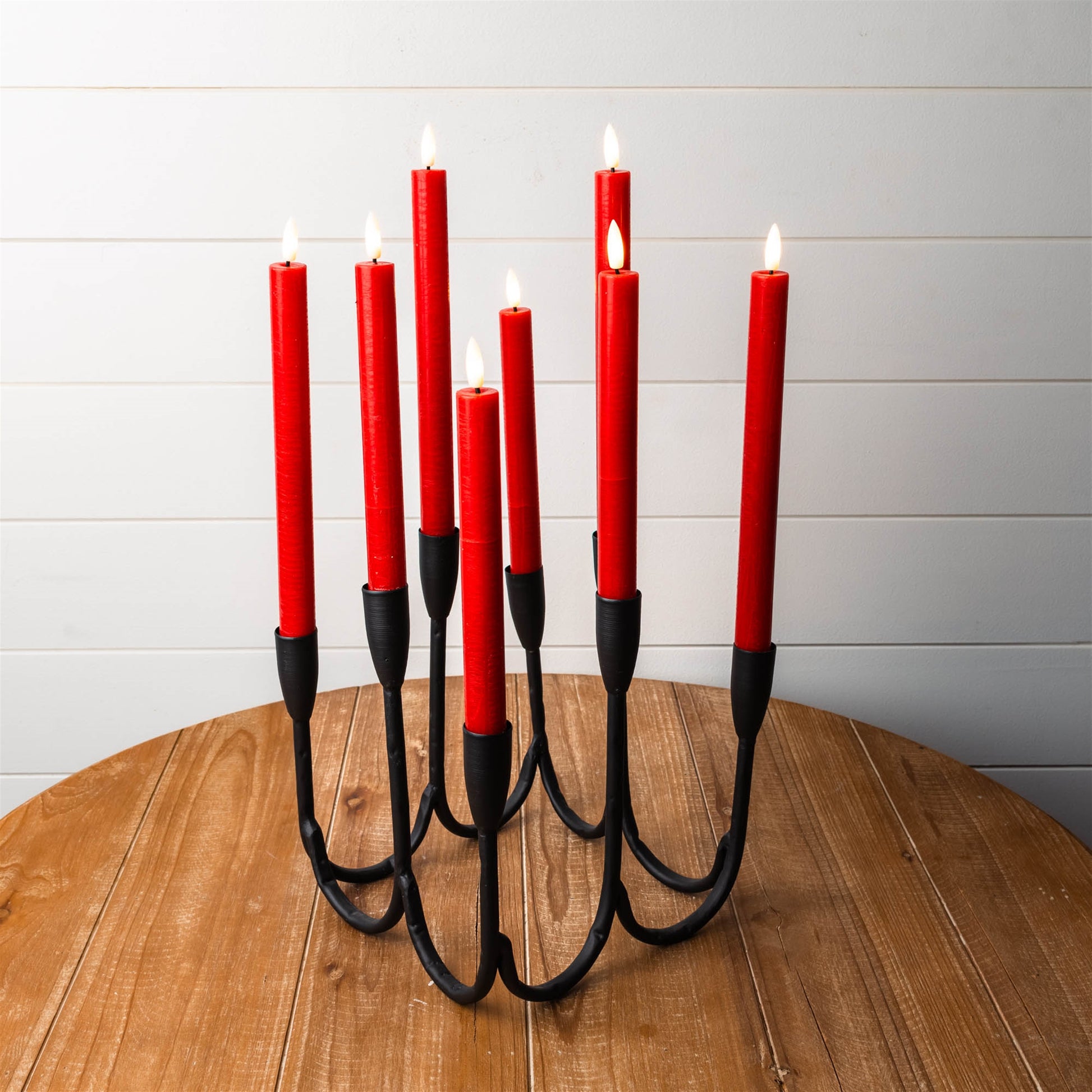 Modern Metal Tabletop Candelabra9"H alternate view 2