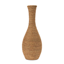 Woven Seagrass Floor Vase 27"H