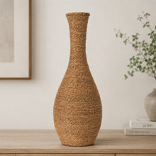 Woven Seagrass Floor Vase 27"H alternate view 2