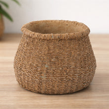Braided Weave Cement Vase 6"D alternate view 2