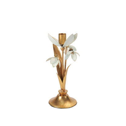 Sculpted Floral Taper Candle Holder (Set of 2) alternate view 5