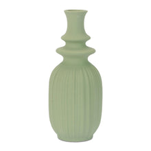 Ribbed Stoneware Bottle Vase (Set of 2)