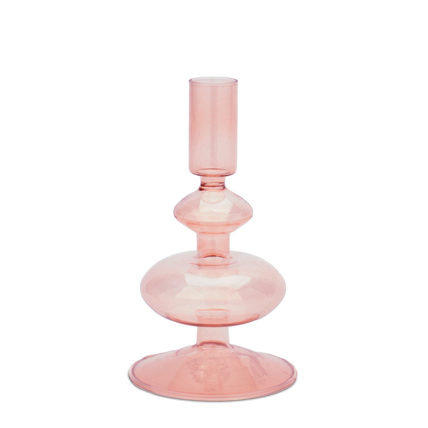 Multicolored Glass Taper Candle Holder (Set of 3) alternate view 4
