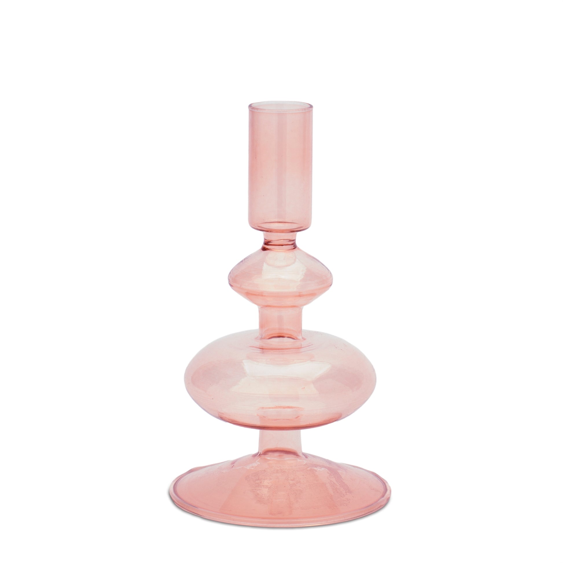 Multicolored Glass Taper Candle Holder (Set of 3) alternate view 4