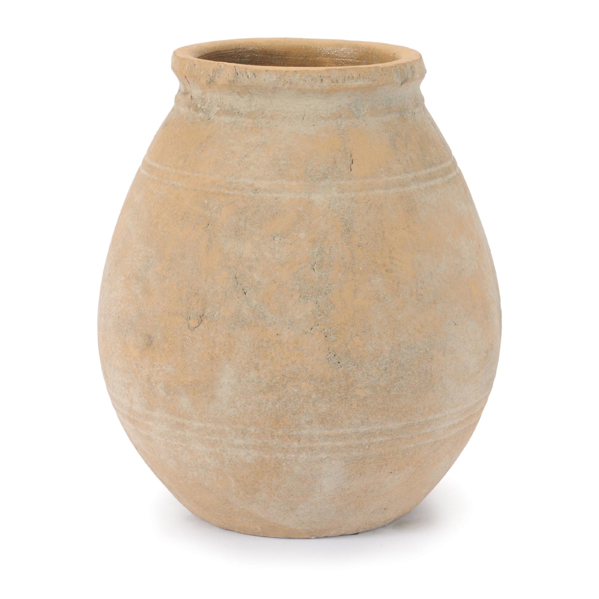 Rustic Terra Cotta Vase 9"H