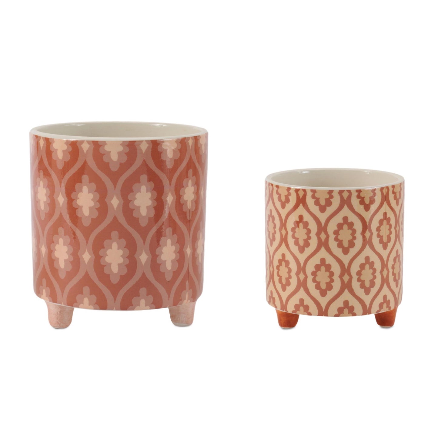 Geometric Dolomite Planter (Set of 2)