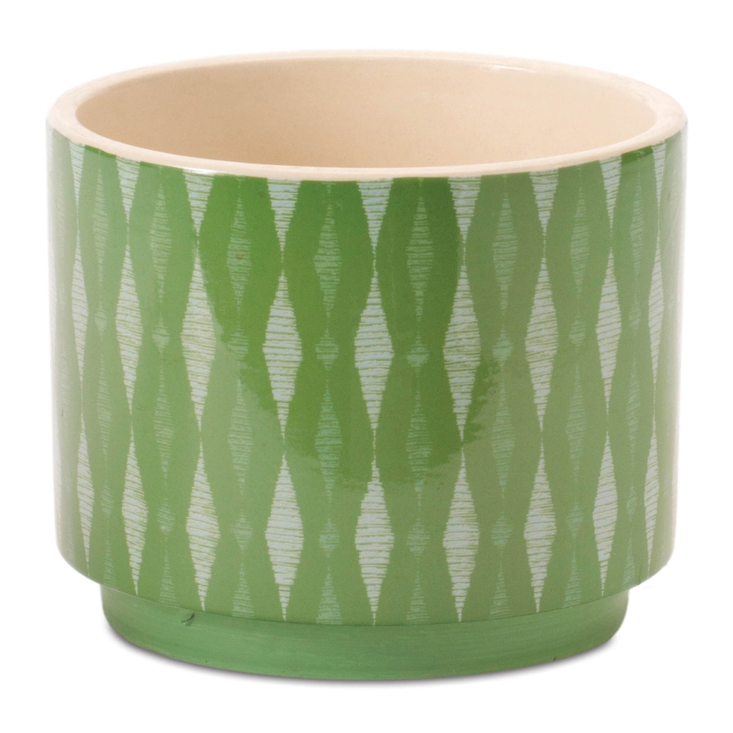 Geometric Patterned Dolomite Planter (Set of 2) alternate view 4
