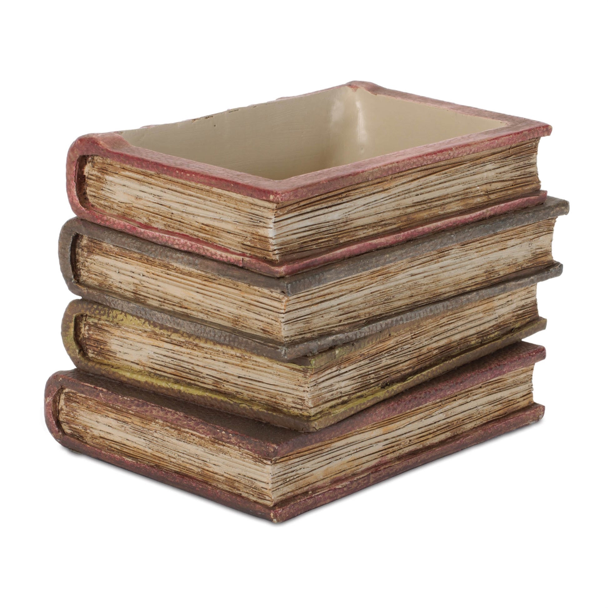 Decorative Book Stack Vase 5"H alternate view 3