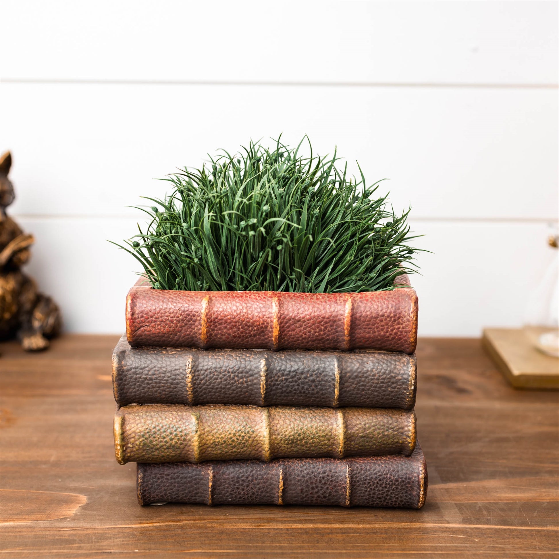 Decorative Book Stack Vase 5"H alternate view 4