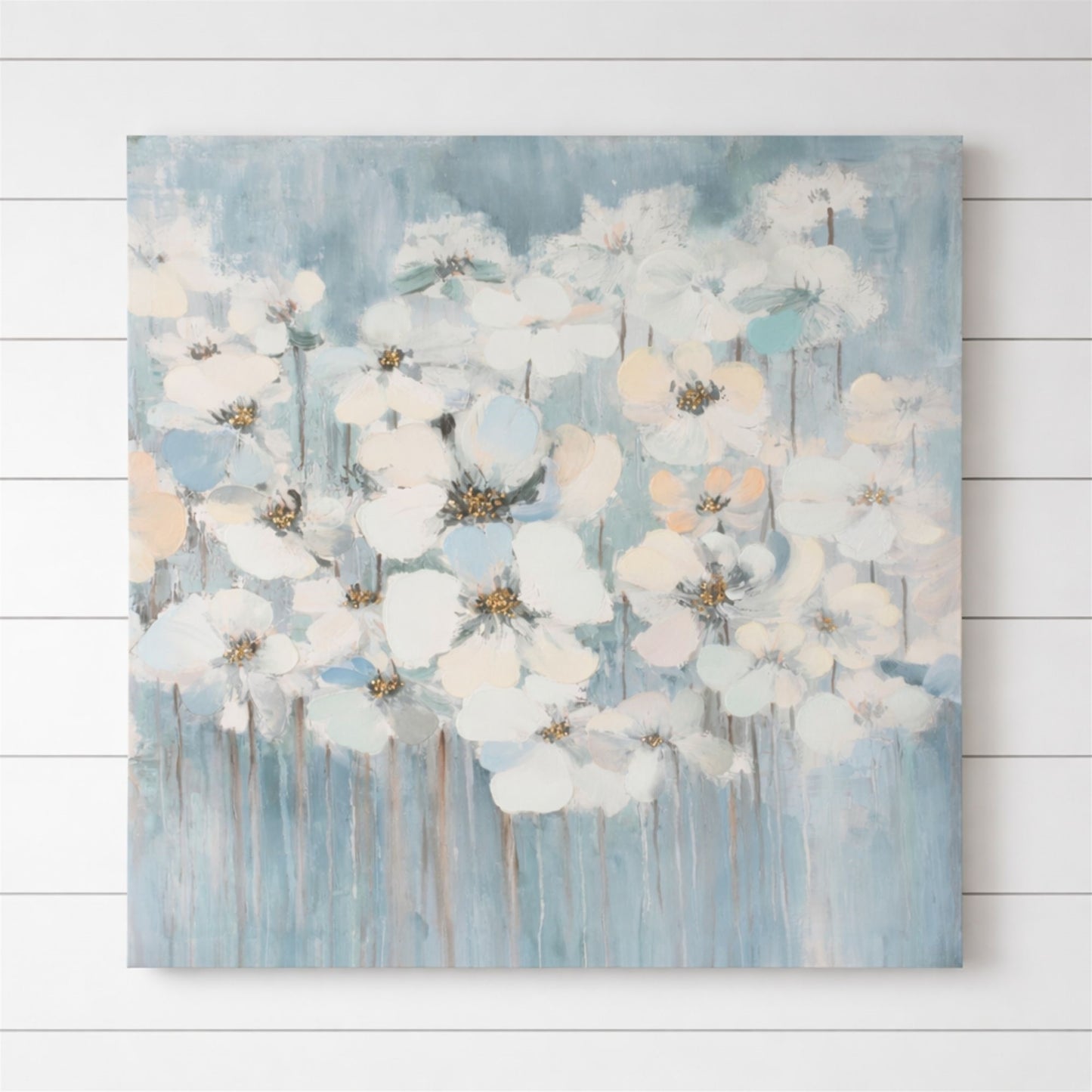 Dogwood Floral Canvas Art 24"SQ alternate view 2