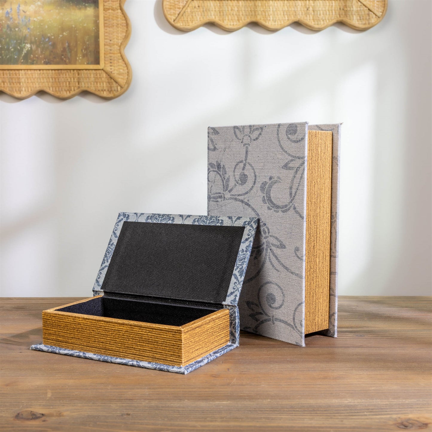 Patterned Decorative Book Box (Set of 2) alternate view 3