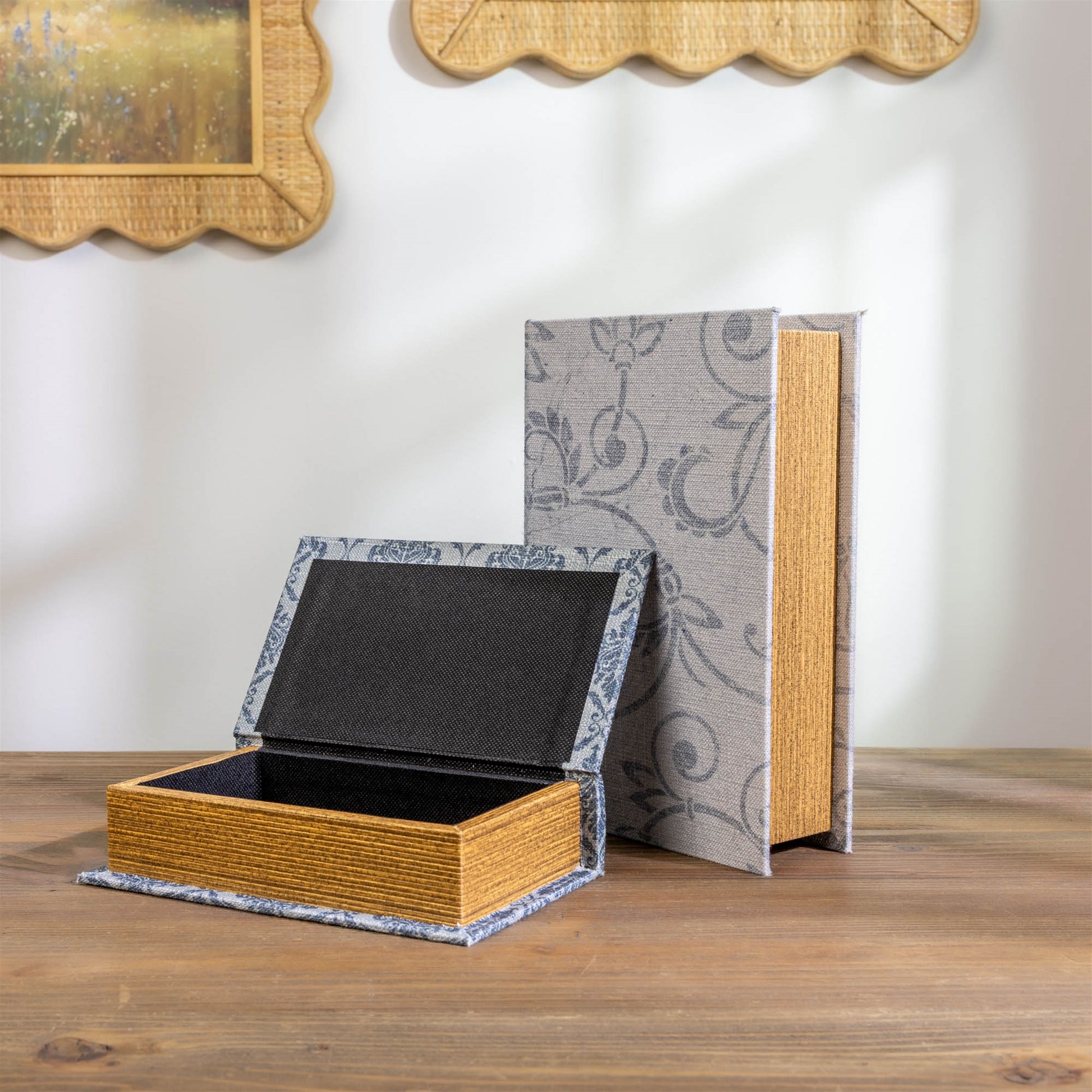 Patterned Decorative Book Box (Set of 2) alternate view 3