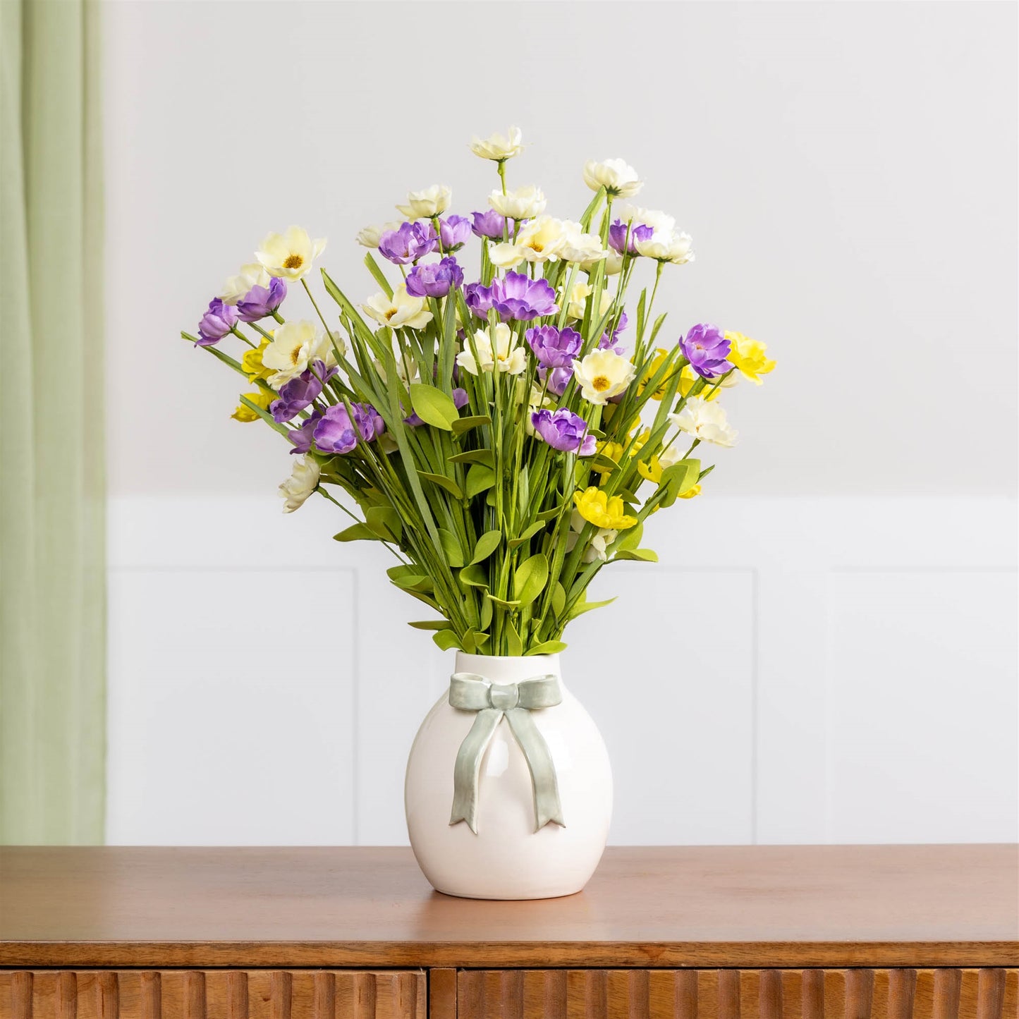 Decorative Bow Sculpted Vase (Set of 4) alternate view 2