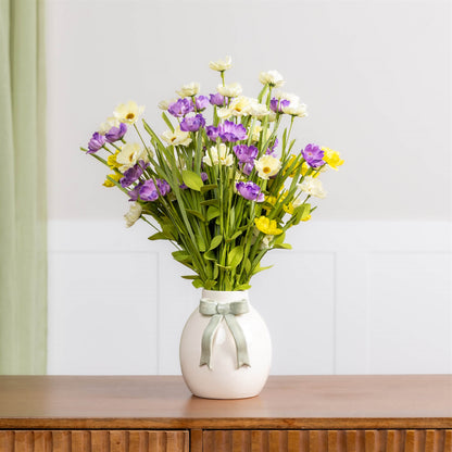 Decorative Bow Sculpted Vase (Set of 4) alternate view 2